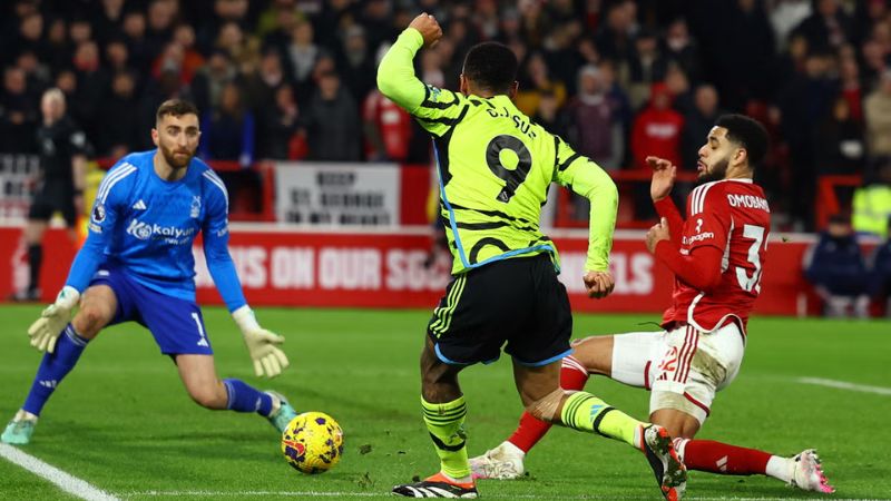 Phong độ gần đây của Arsenal vs Nottingham Forest