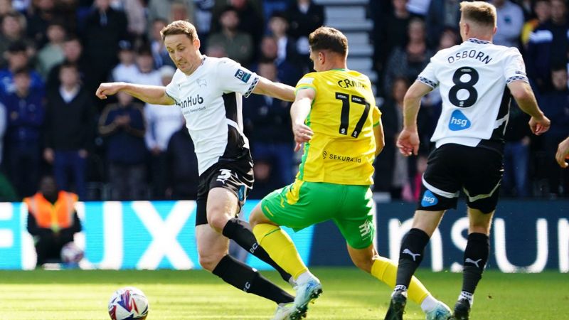 Phong độ gần đây của hai đội bóng Norwich vs Derby County