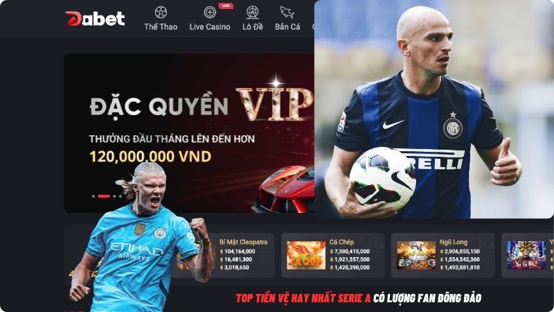 top tiền vệ hay nhất Serie A