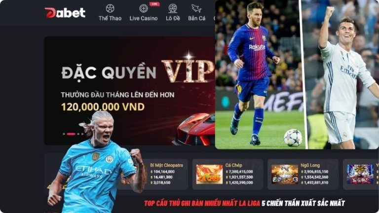 Top cầu thủ ghi bàn nhiều nhất La Liga-5 chiến thần xuất sắc nhất