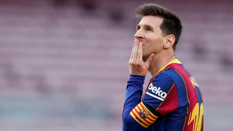 Top 1. Tiền đạo Lionel Messi với 444 bàn thắng 