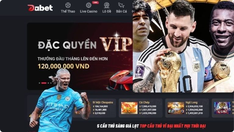 5 Cầu Thủ Sáng Giá Lọt Top Cầu Thủ Vĩ Đại Nhất Mọi Thời Đại