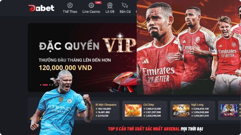 Cầu thủ chơi hay nhất tại Arsenal