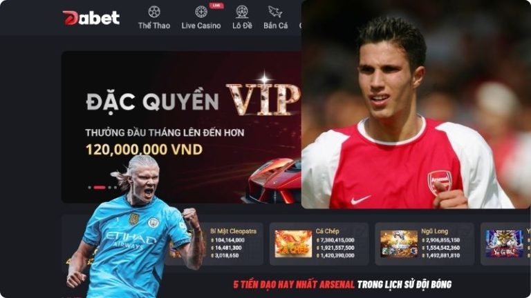 5 Tiền Đạo Hay Nhất Arsenal Trong Lịch Sử Đội Bóng