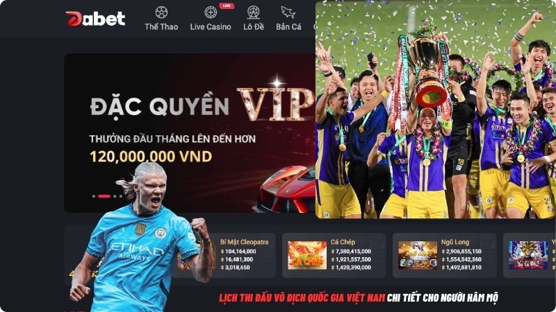 lịch thi đấu Vô Địch Quốc Gia Việt Nam